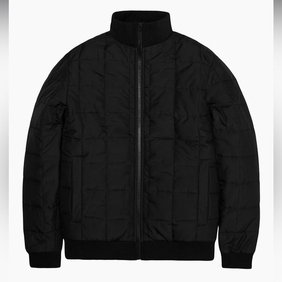 RAINS Liner High Neck Jacket Black NWT - Picture 5 of 16